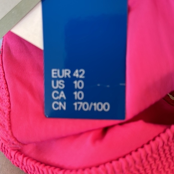 H&M PINK ribbed bikini bottom NWT‎ size 10 Barbie - Picture 6 of 6